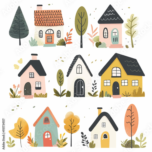 Vector Ranch House simple and mini