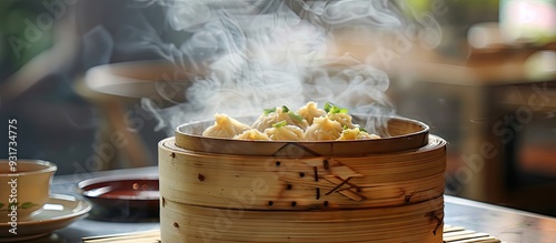 Chinese cuisine steamed dim...