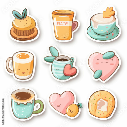 Vector Pause Icon simple and minim
