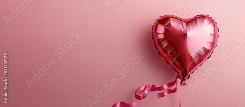 Heart shaped balloon with r...