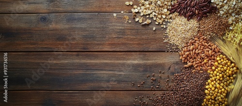 collection of whole grains ...
