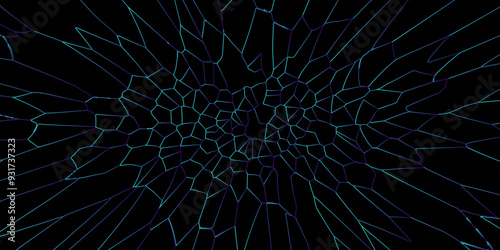 Dark broken crystalized form strokes vector design abstract wallpaper for desktop