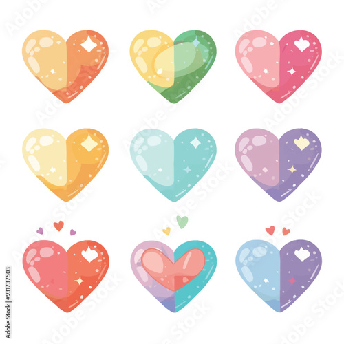 Vector Heart Favorites Icon simple