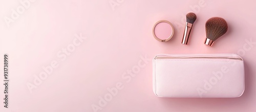 Cosmetic bag featuring make...
