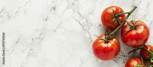 Top view of two tomato bran...