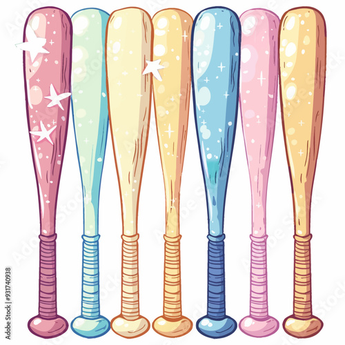 Vector Baseball Bat simple and min