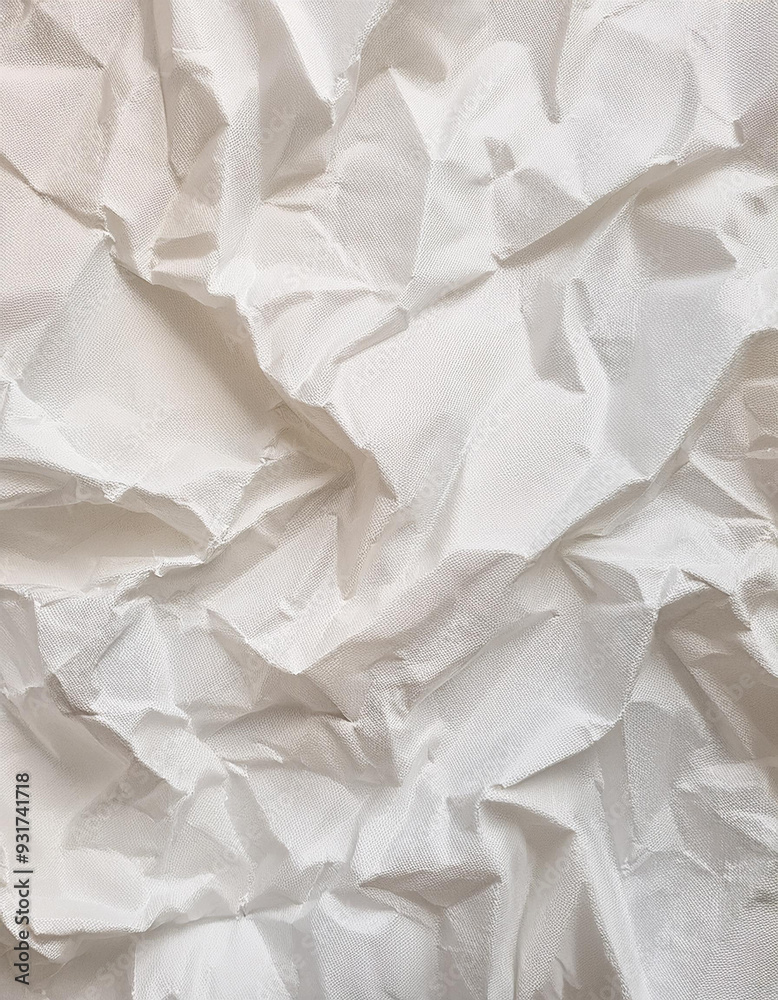 Fototapeta premium Close up shot crumpled paper texture background