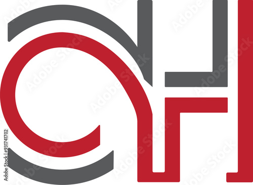 CH logo design. H logo vectors. OH logo design. HC logo vectors. Creative HC logo design. Luxury H logo vectors. Circle logo design. Financial, Fashion, House, real estate, property H logo design