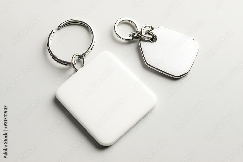 Fototapeta premium Square blank keychain