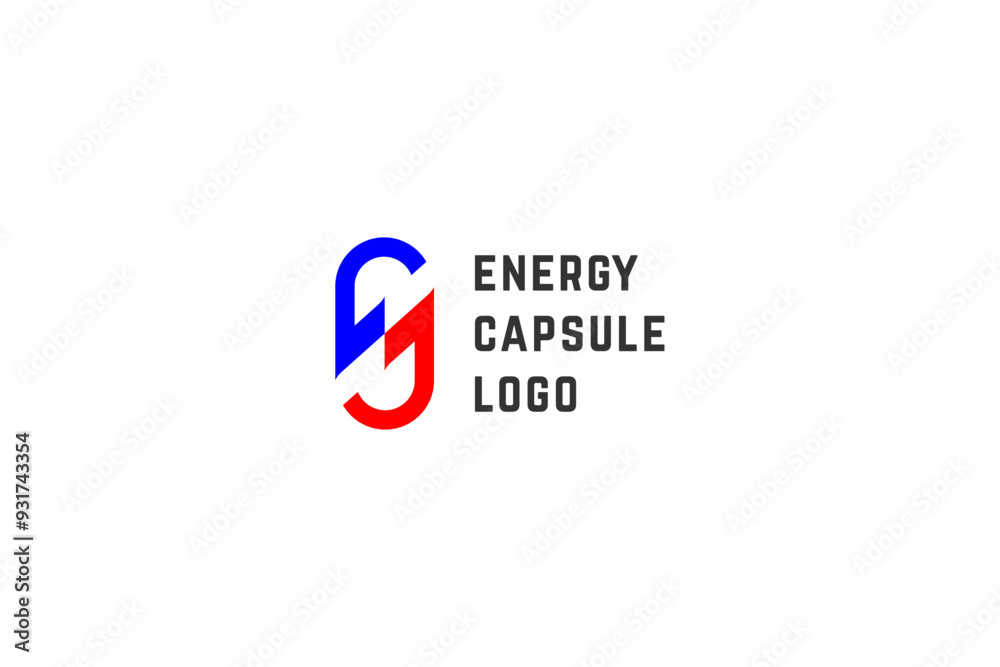 Template logo design solution for pharmacy energy product