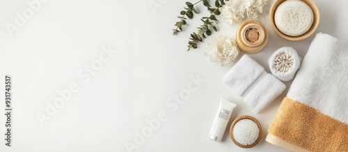 Bath towels alongside toile...