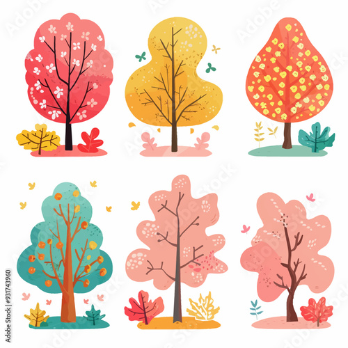 Vector Maple Tree simple and minim