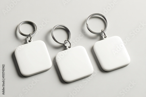 Square blank keychain
