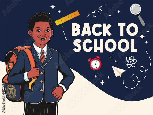 Back to School Poster Template