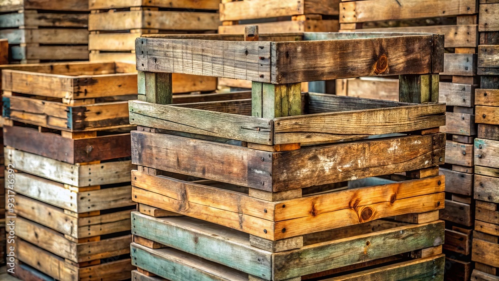 distressed worn wooden crates cracked earthy texture distressed worn wooden crates cracked earthy texture
