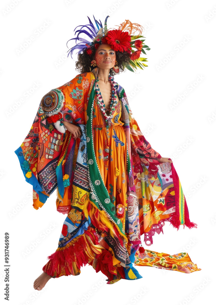 Fototapeta premium PNG Latina Brazilian woman recreation dancing person.