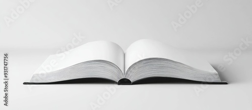 White book on a white backg...