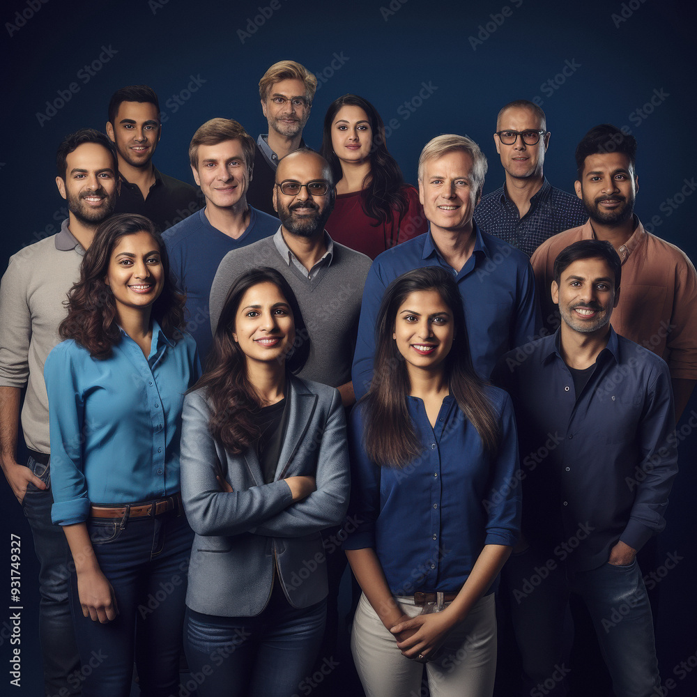 happy business people team standing together happy business people team standing together