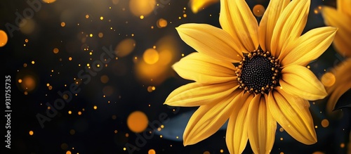 Lovely yellow flower. with ...