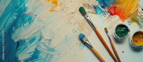 Painting visual art backgro...