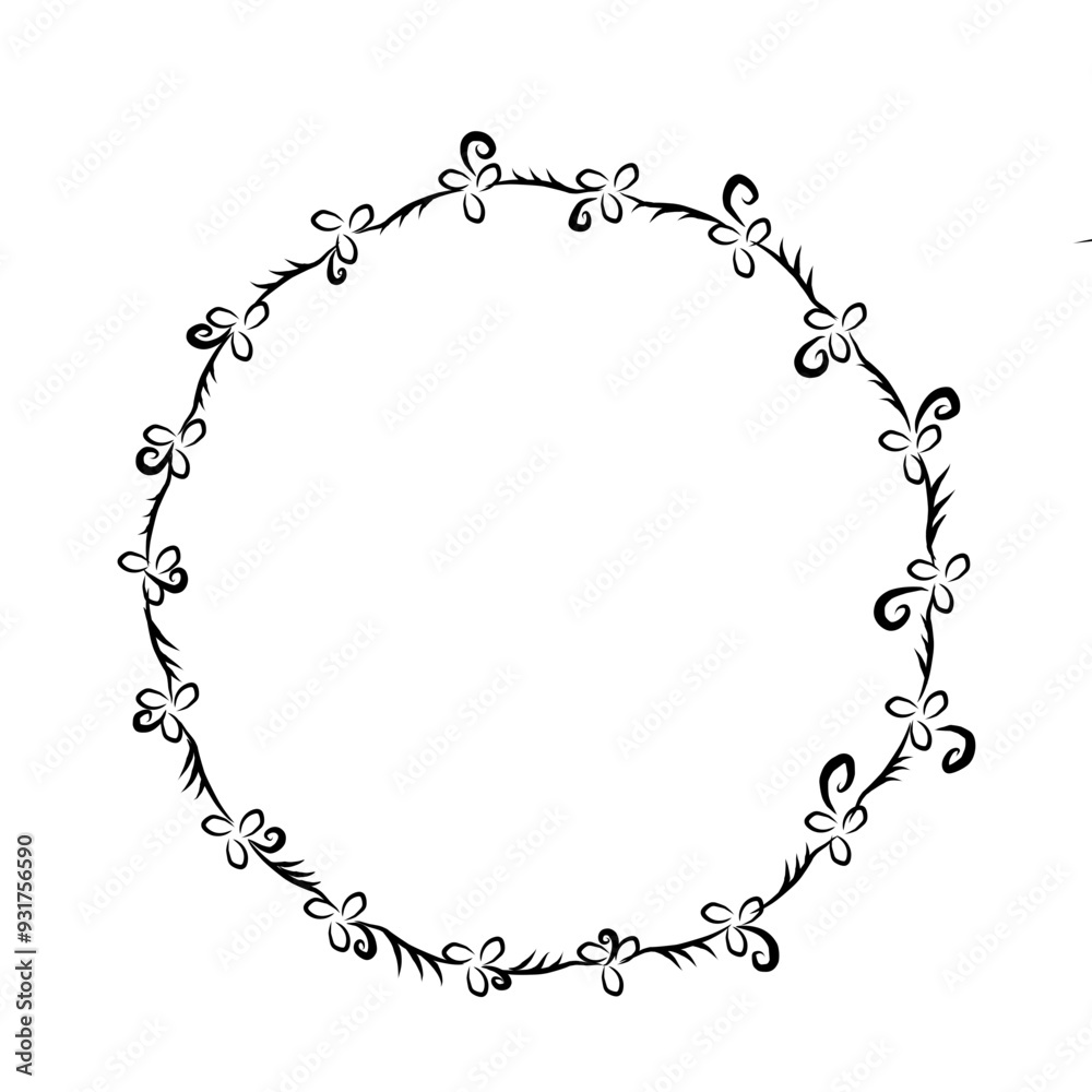 frame with ornament frame with ornament