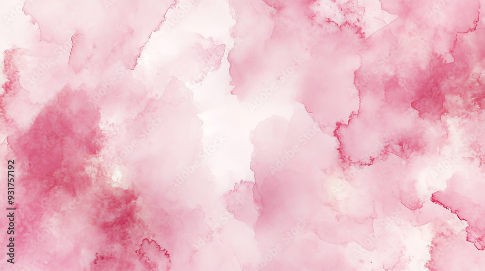Fototapeta premium Soft Pastel Watercolor Abstract Background with Blurred Lines - Gentle Pink Pastel Wallpaper for Design Projects