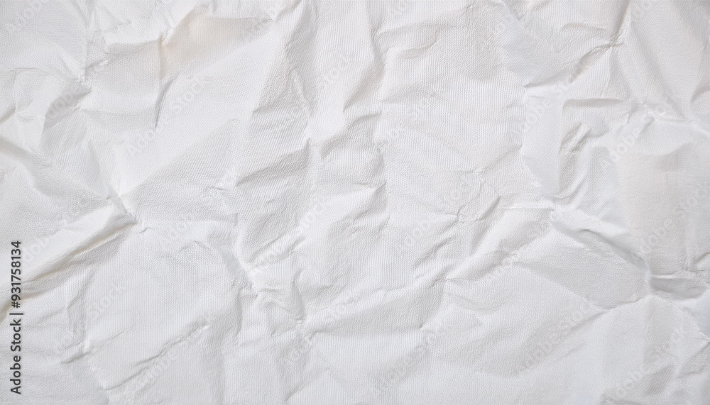 Close up smooth folded white texture background design Close up smooth folded white texture background design