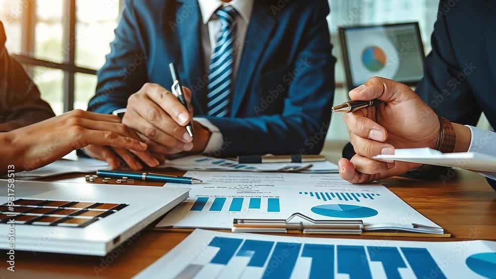 A real estate broker or sales representative advising a client on the purchase of a home and drafting a contract. Concept of home loans