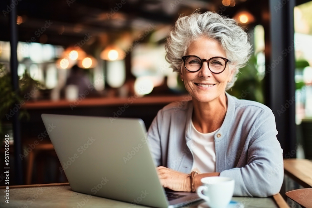 Stock exchange trader investor explores financial trading market. Smart busy mature businesswoman analyst working on digital finance forecast using laptop in office Stock exchange trader investor explores financial trading market. Smart busy mature businesswoman analyst working on digital finance forecast using laptop in office