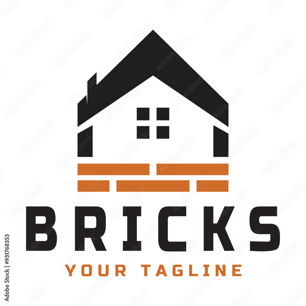 creative brick logo designs for buildings, architectural buildings, civil engineering, building materials shops creative brick logo designs for buildings, architectural buildings, civil engineering, building materials shops