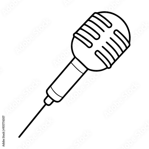 microphone vector illustration