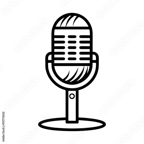 microphone vector illustration