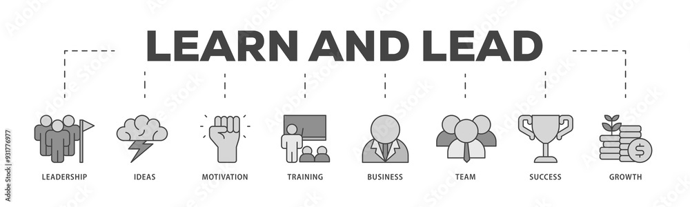 Learn and lead icons process structure web banner illustration of leadership, ideas, motivation, training, business, team, success, and growth icon png transparent background. Learn and lead icons process structure web banner illustration of leadership, ideas, motivation, training, business, team, success, and growth icon png transparent background.