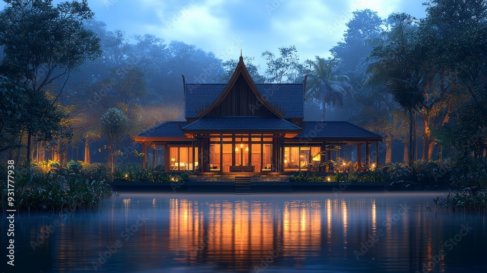 Obraz premium Jungle Retreat