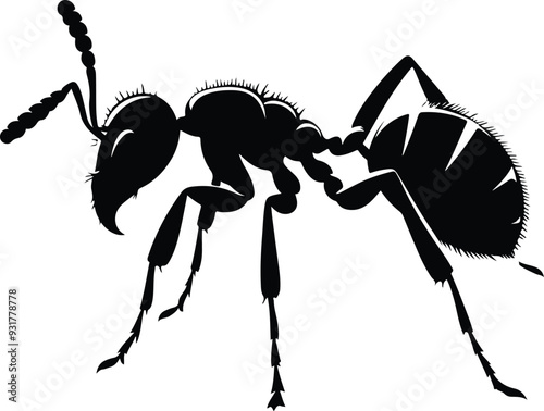 ant art drawing printable silhouettes vector design transparent background photo