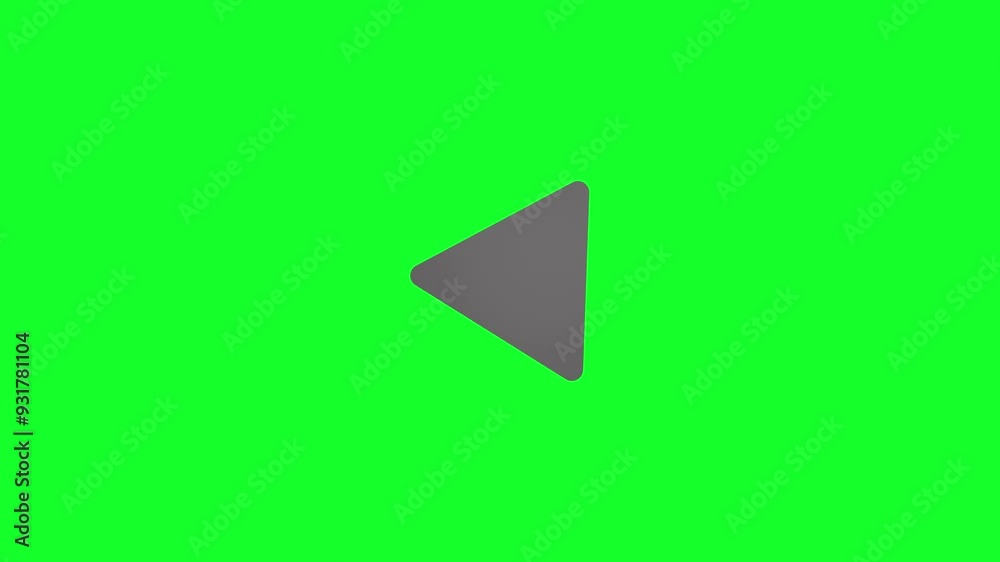 3d audio video play button animation. 3d audio video play button animation.