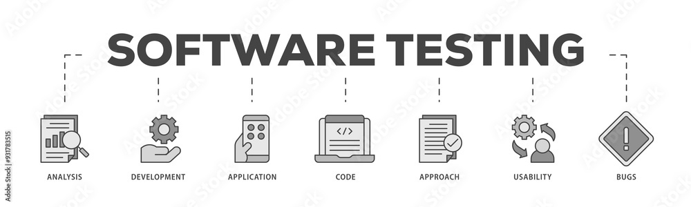 Software testing icons process structure web banner illustration of bugs, code, usability, approach, application, development, analysis icon png transparent background. Software testing icons process structure web banner illustration of bugs, code, usability, approach, application, development, analysis icon png transparent background.