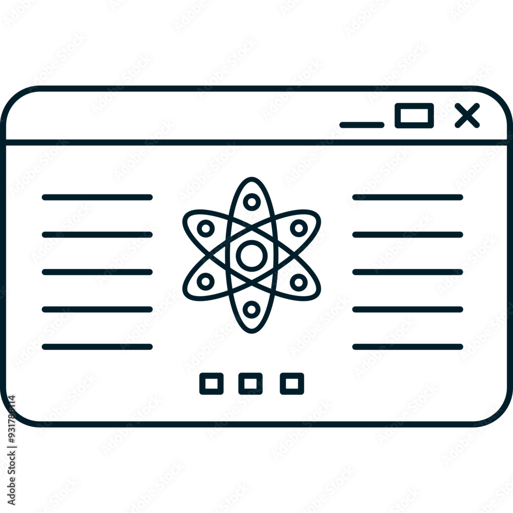 Bioinformatics Line Icon