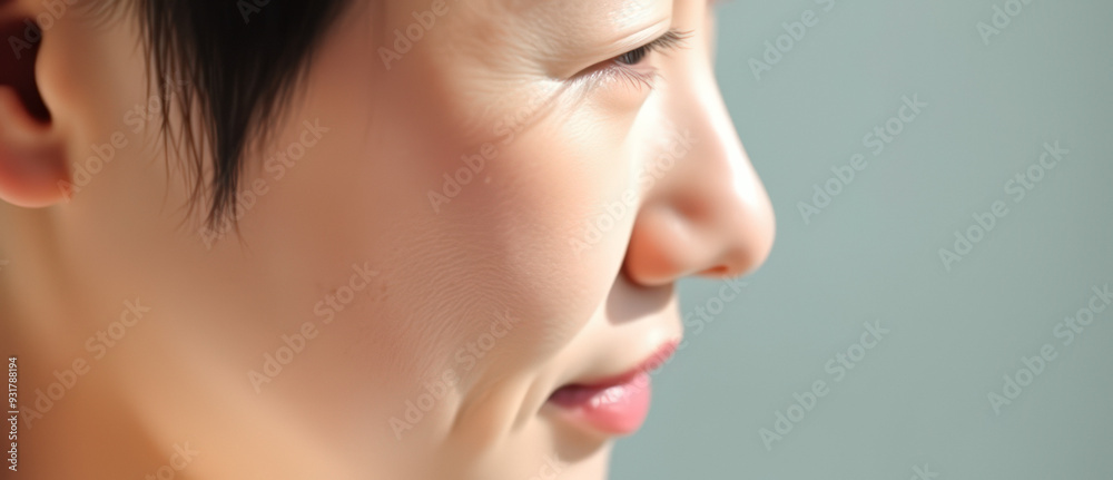 Fototapeta premium Close-up of a Woman's Face
