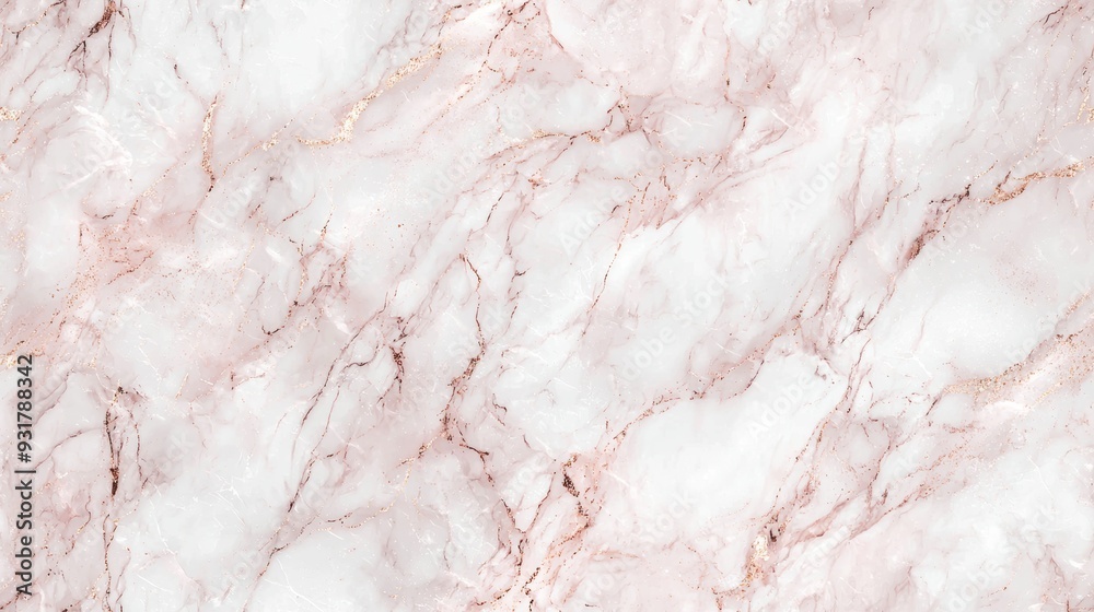 Seamless Light Pink Marble Texture with Subtle Rose Gold Veins Seamless Light Pink Marble Texture with Subtle Rose Gold Veins
