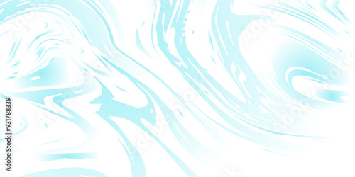 Abstract Pattern white and blue marble texture and background. Liquify Swirl blue and white color art. acrylic pours liquid marble surface design.	