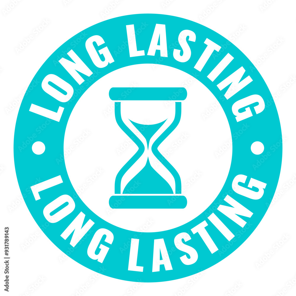 Long lasting vector icon