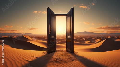 sunset Open the door on the desert I didn't know and started having ideas.
