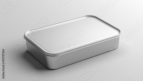 aluminum packaging mockup for snack and candy and many more product packaging generated by AI