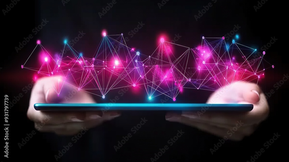Digital Network Visualization on Tablet Digital Network Visualization on Tablet