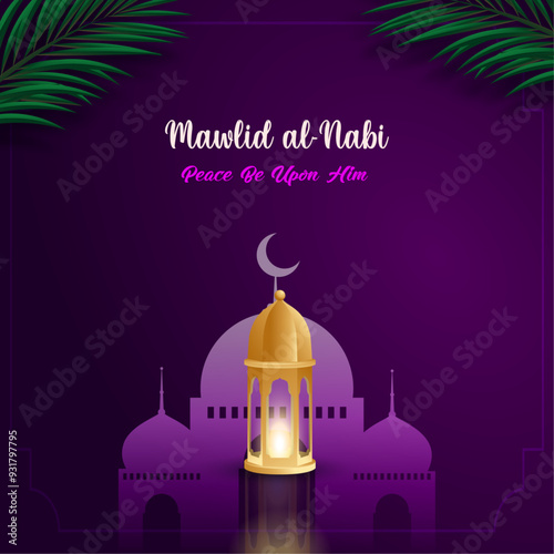 eid milad un nabi mubarak festival card design. eid, background, banner, islamic, islam, milad, un, nabi, milad-un-nabi, nawabi photo