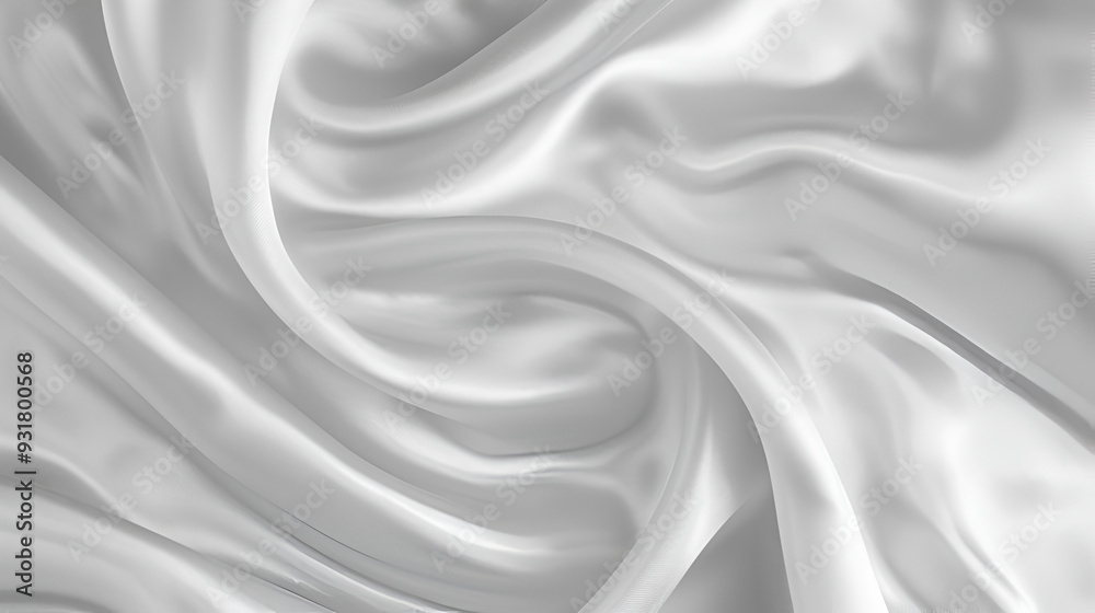 Elegant ivory silk satin drapery background with wavy folds, abstract monochrome luxury design ,Elegant white silk or satin fabric texture perfect for luxurious Elegant ivory silk satin drapery background with wavy folds, abstract monochrome luxury design ,Elegant white silk or satin fabric texture perfect for luxurious