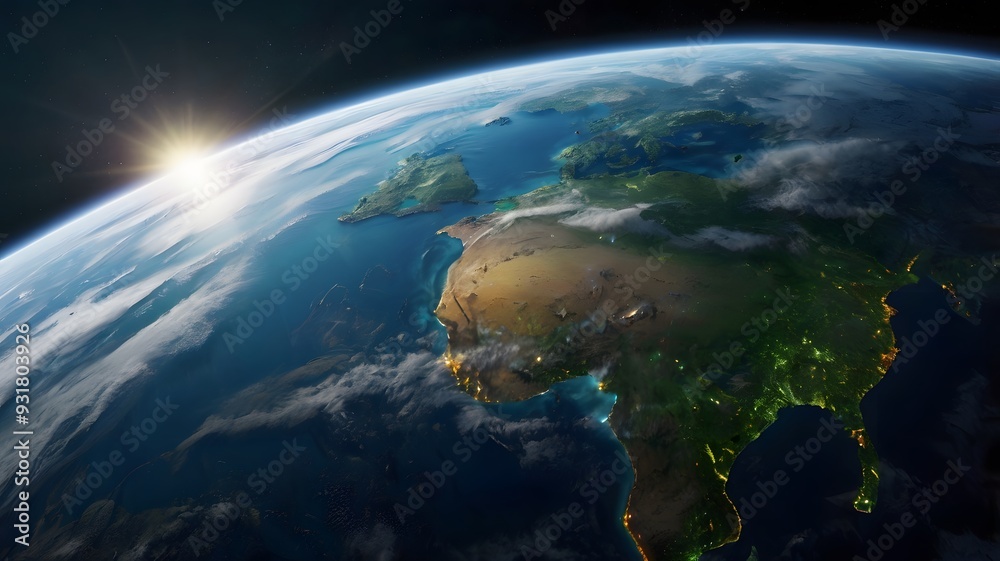 Sunrise Over Earth Sunrise Over Earth