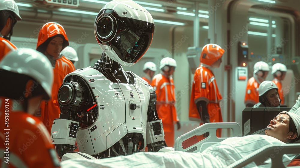 AI robot aids healthcare in modern hospitals AI robot aids healthcare in modern hospitals