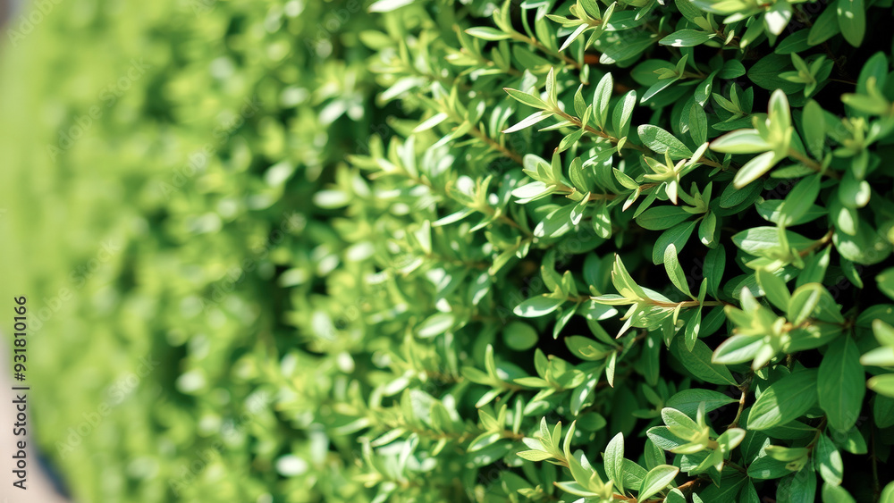 Lush Green Foliage Close-Up Lush Green Foliage Close-Up